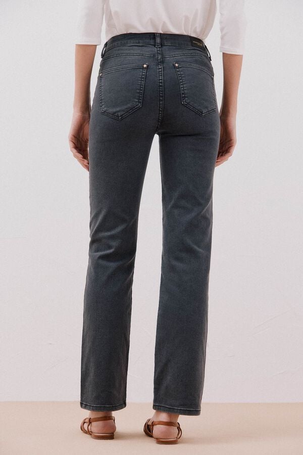Cortefiel Sensational straight jeans Dark grey