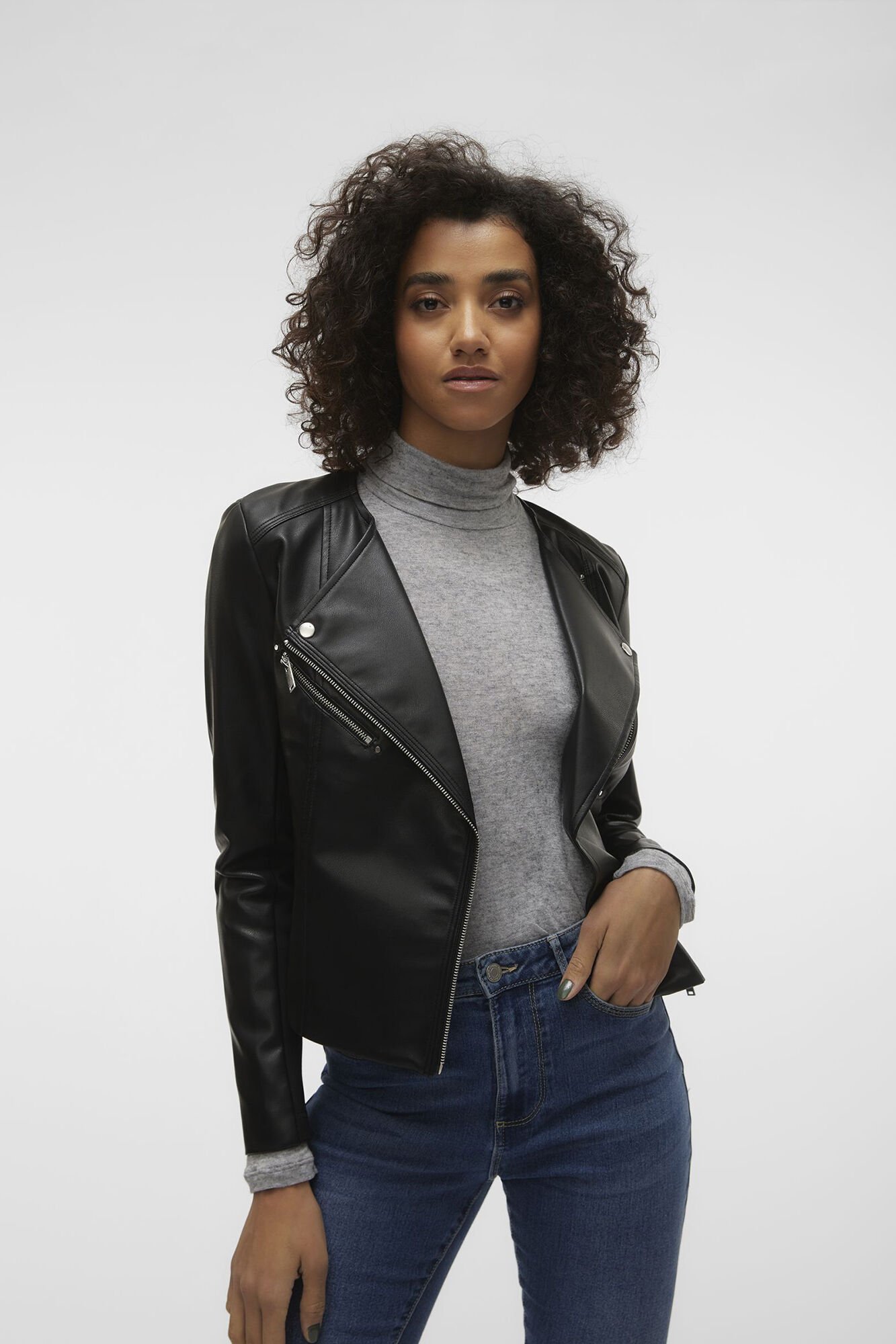 Chaqueta biker mujer shop