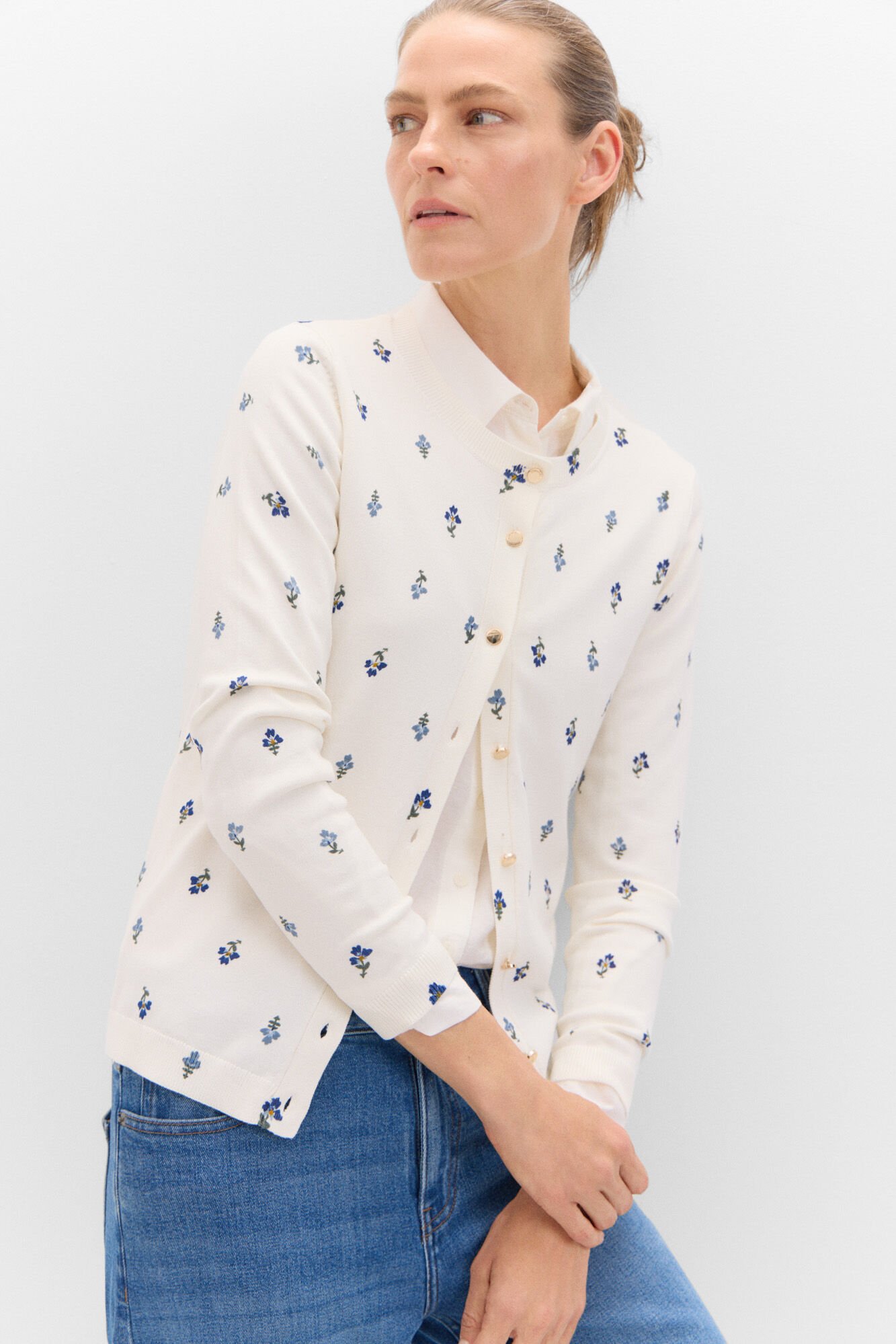 Chaqueta basica punto Chaquetas de mujer Cortefiel