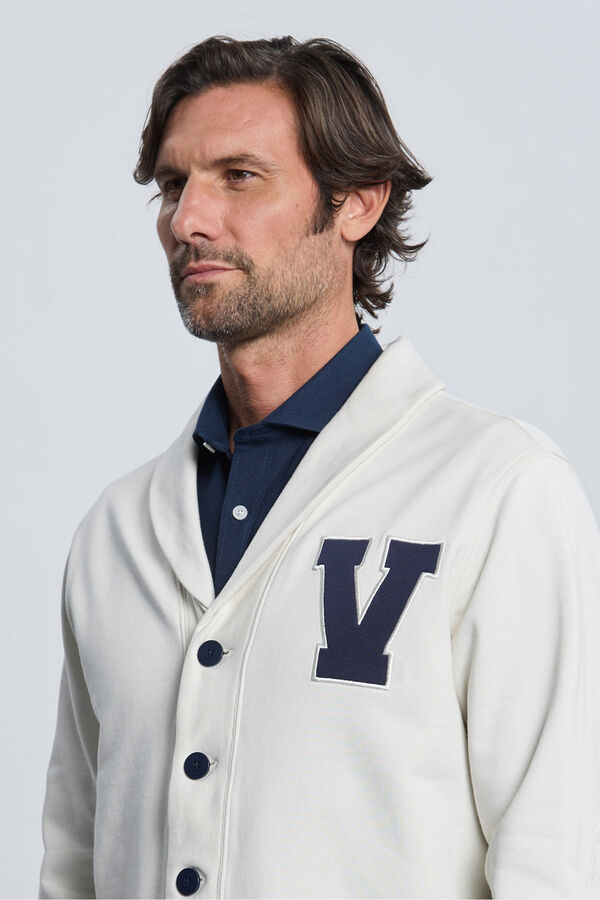 Valecuatro Sweatshirt smoking off-white Ecru