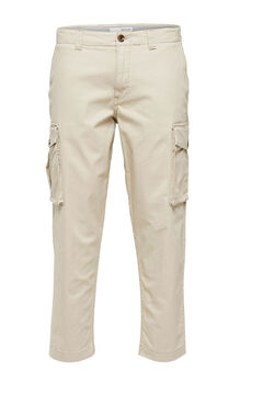 Cortefiel Cargo trousers Stone