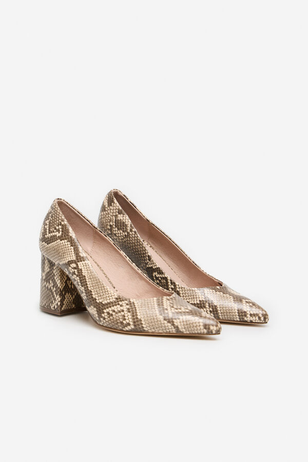 Cortefiel snake room Printed beige