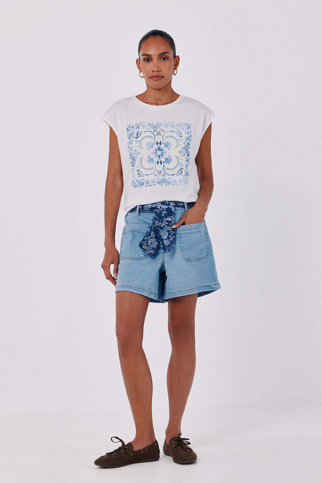 Cortefiel Camiseta estampada
