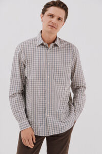 Cortefiel Checked poplin shirt