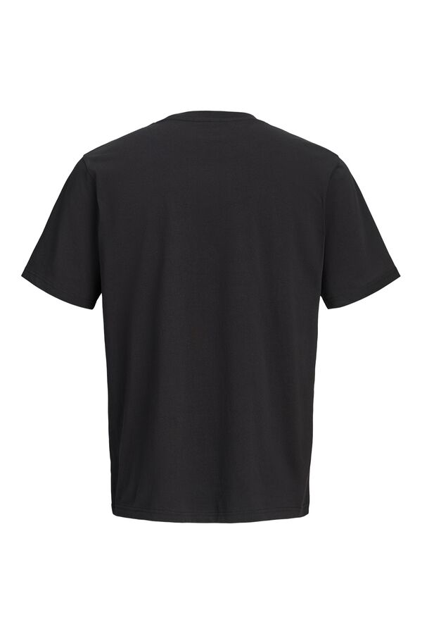 Jack & Jones Regular fit logo T-shirt Black