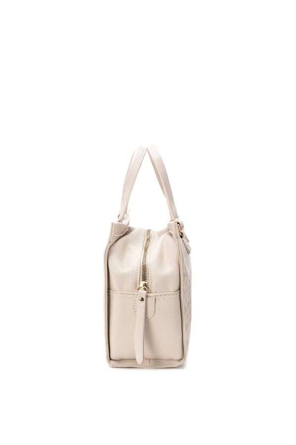 Cortefiel Bag with two straps Beige