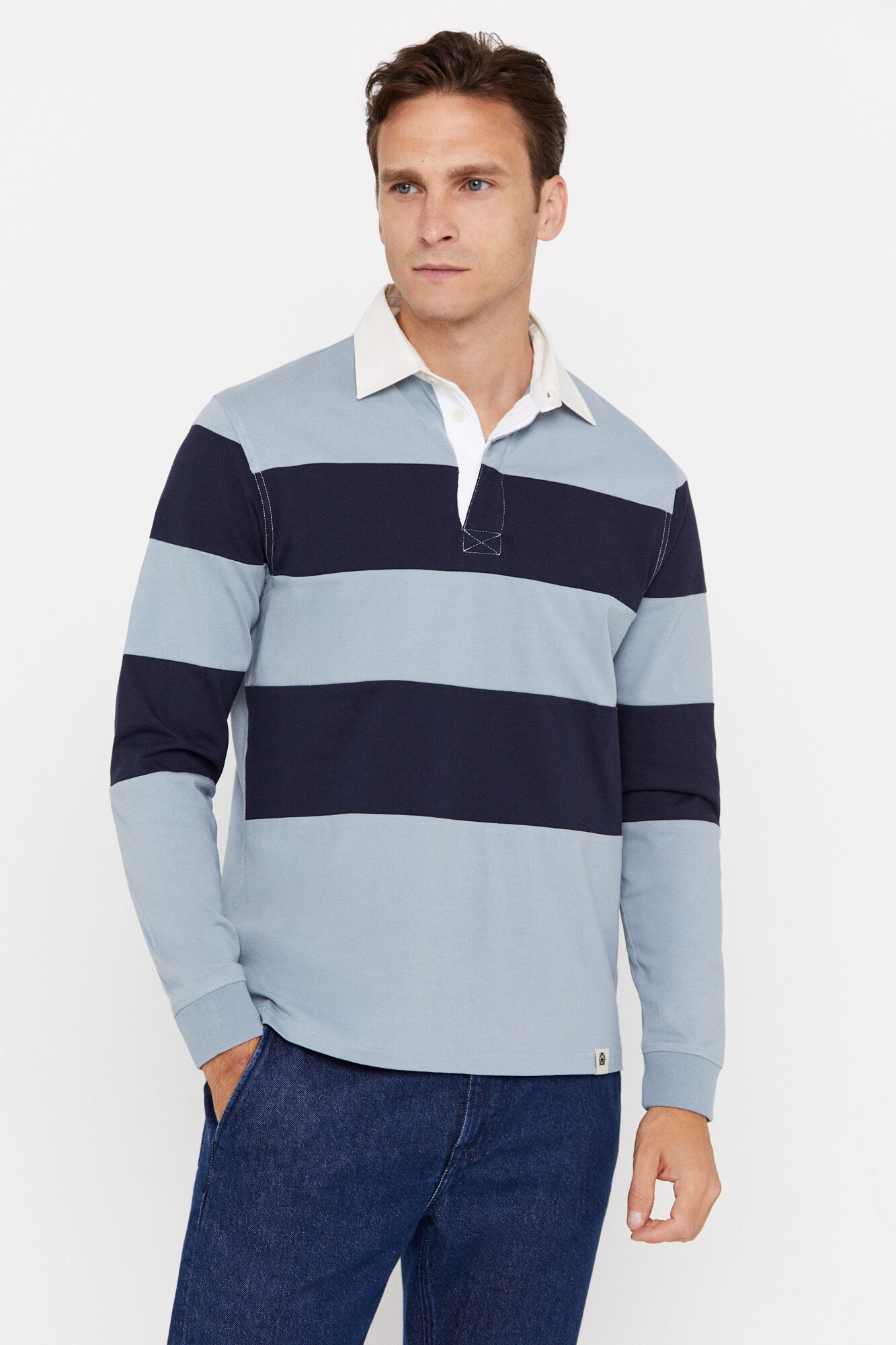 Polos estilo rugby hombre sales