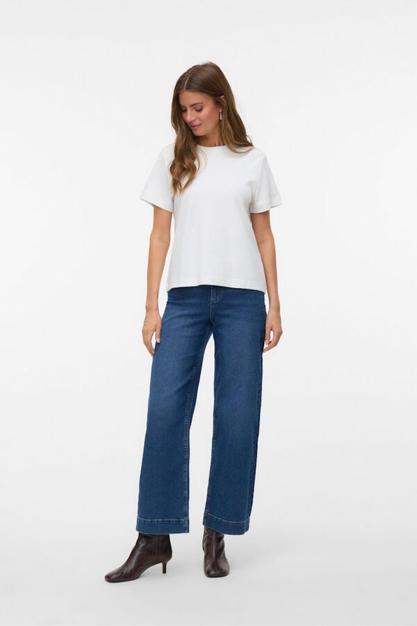Vero Moda Calça calça de perna larga Azul