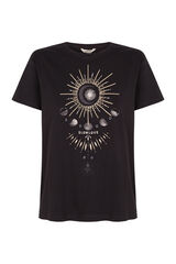 Slowlove T-shirt estampada Cinzento