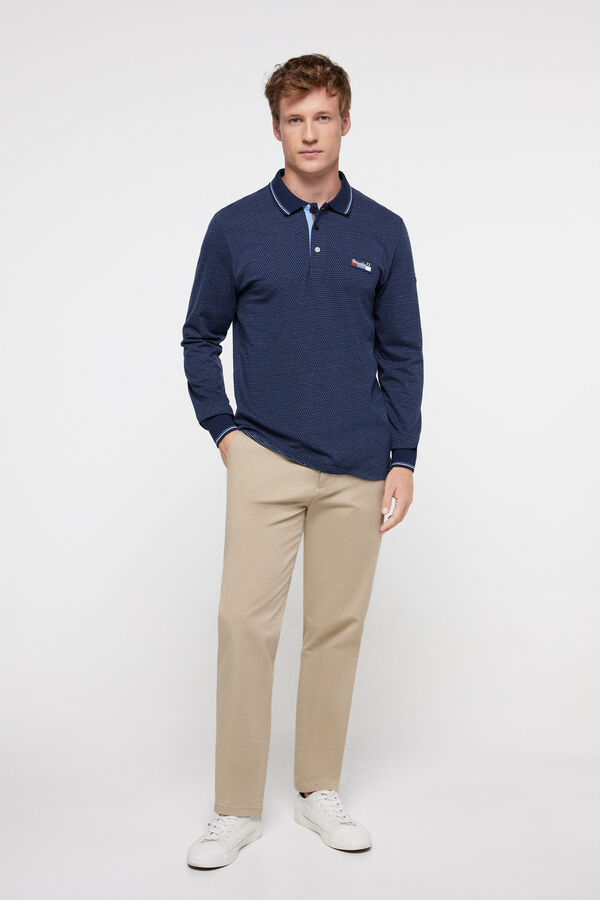 Privata Navy "Privata 73" polo shirt  Blue