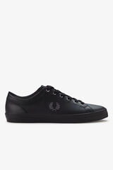 Fred Perry Sapatilha Baseline em pele Preto