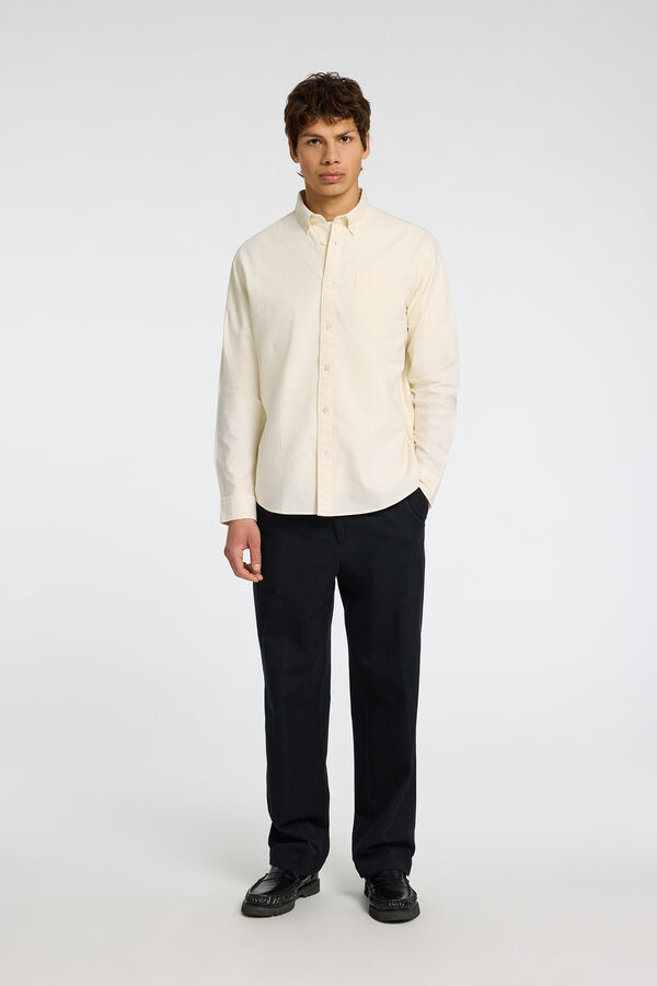 Selected Camisa Oxford de corte regular Dourado