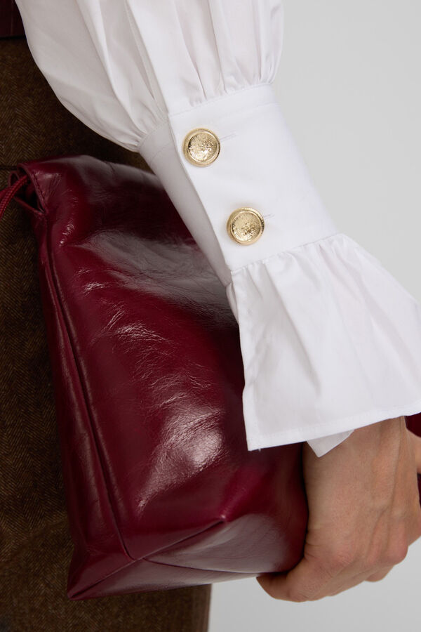 Silbon Camisa com detalhe de punho Branco