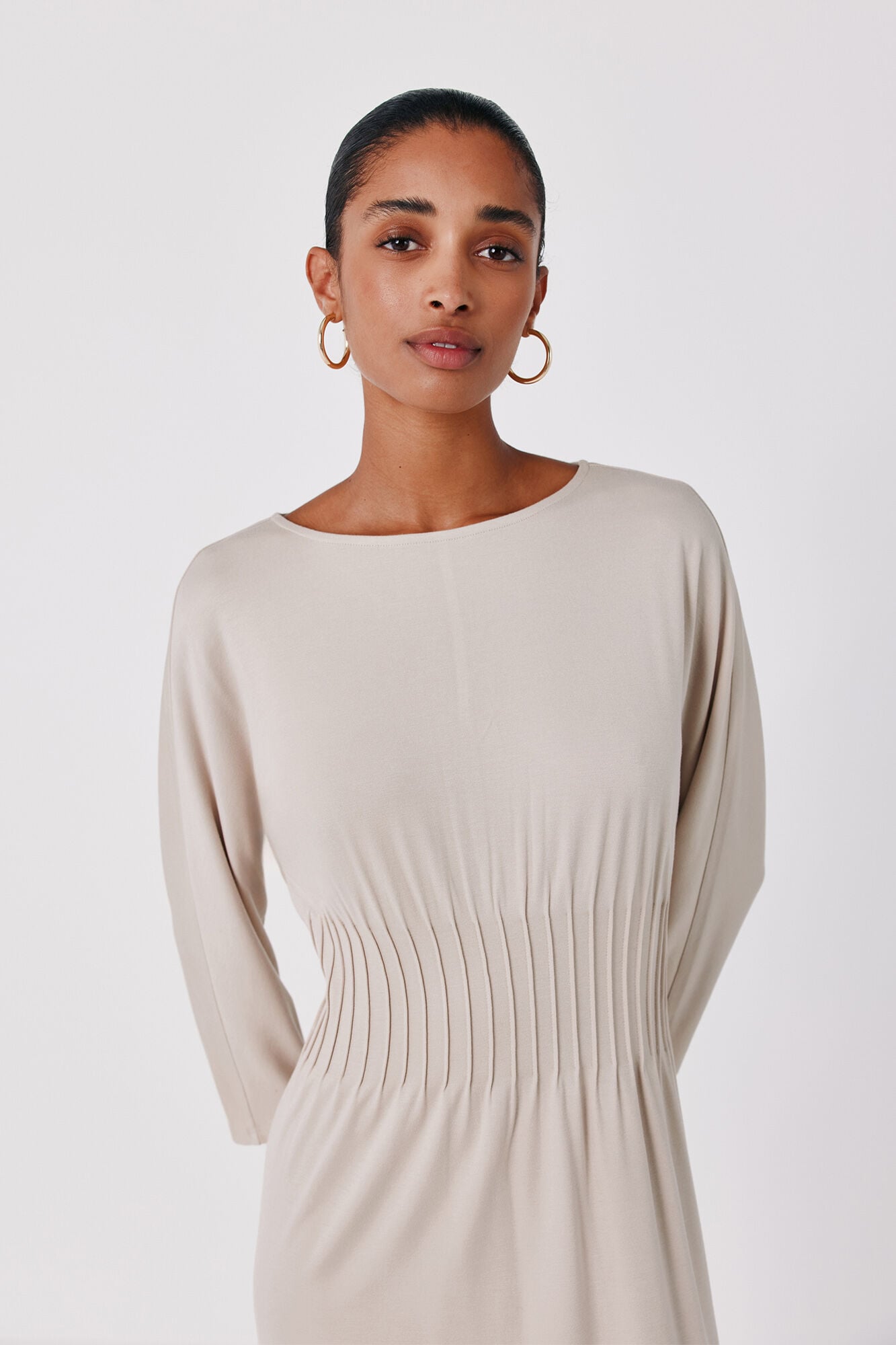 Cortefiel Pleated dress