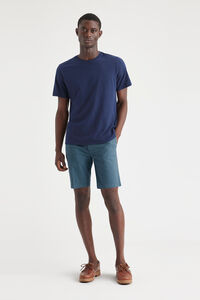Cortefiel Essential slim fit Bermuda shorts Blue