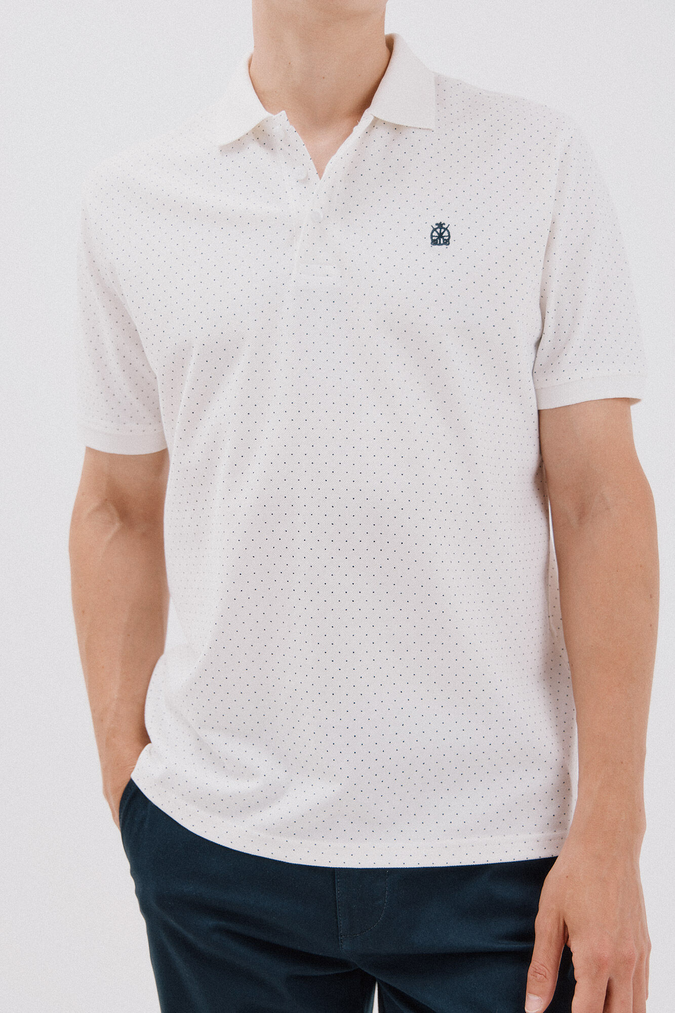 Cortefiel Printed polo shirt