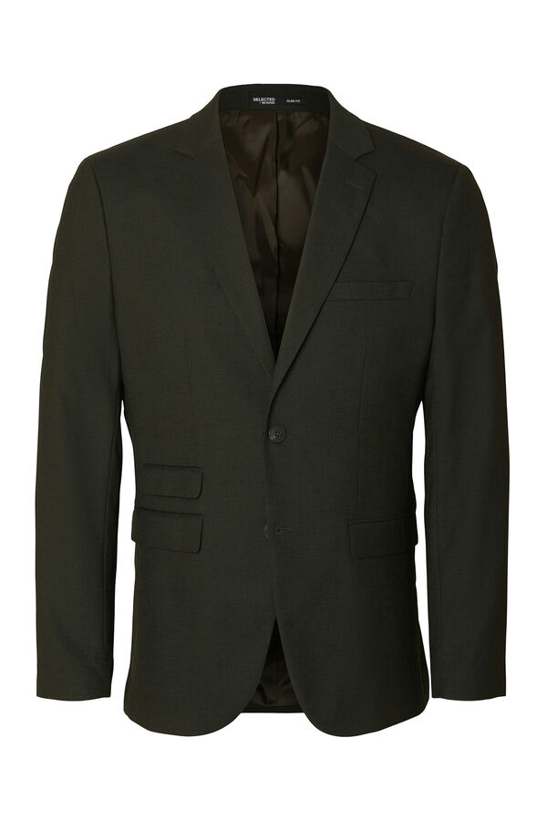 Selected Paletó Slim Fit Verde