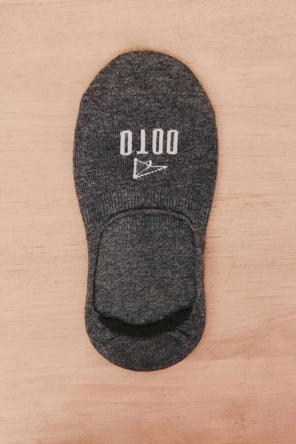 OOTO Meia invis&iacute;vel Cinzento