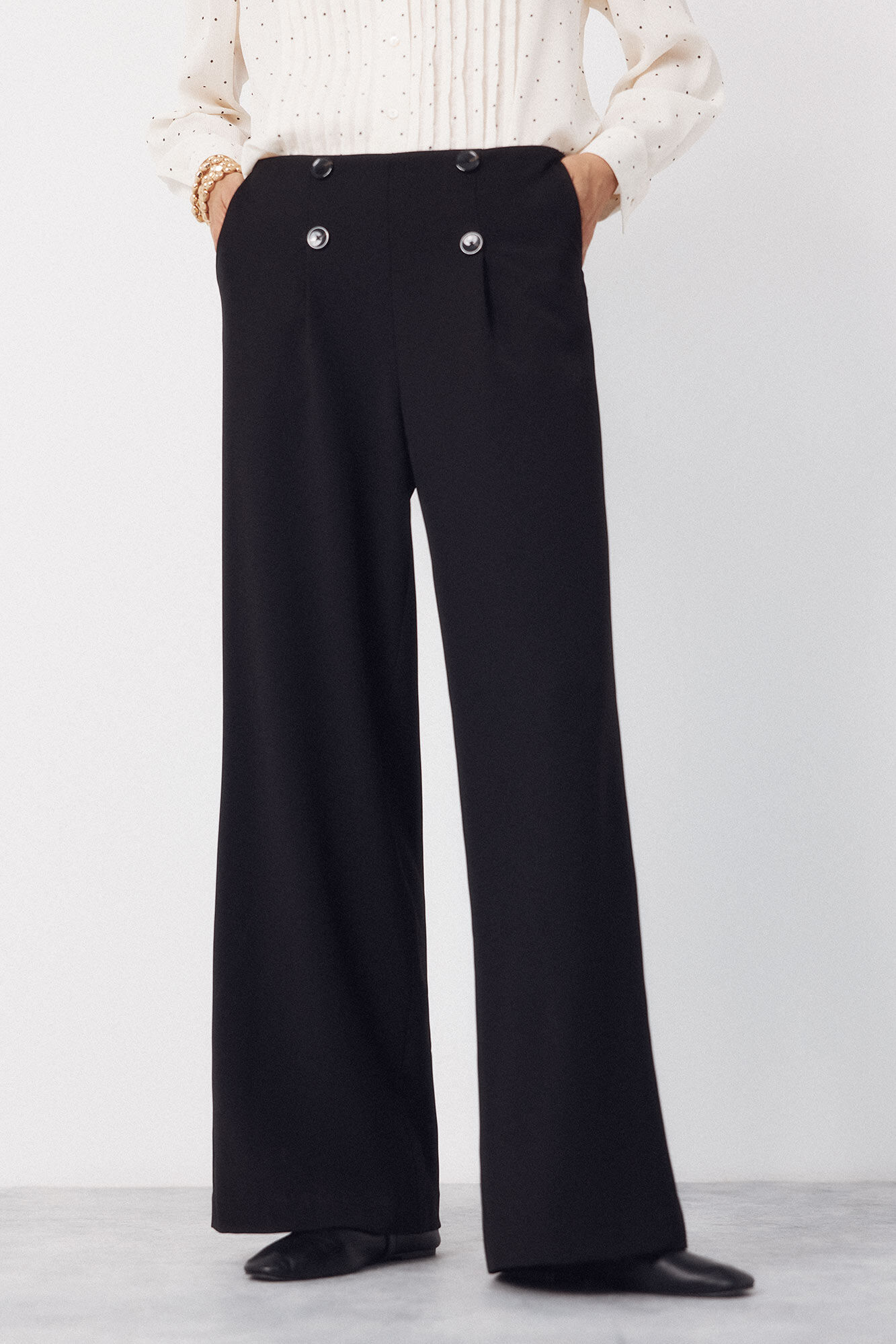 Cortefiel Tailored trousers with buttons