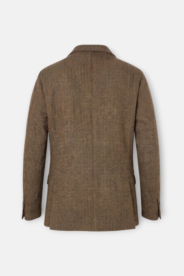 Silbon Blazer espiga Castanho