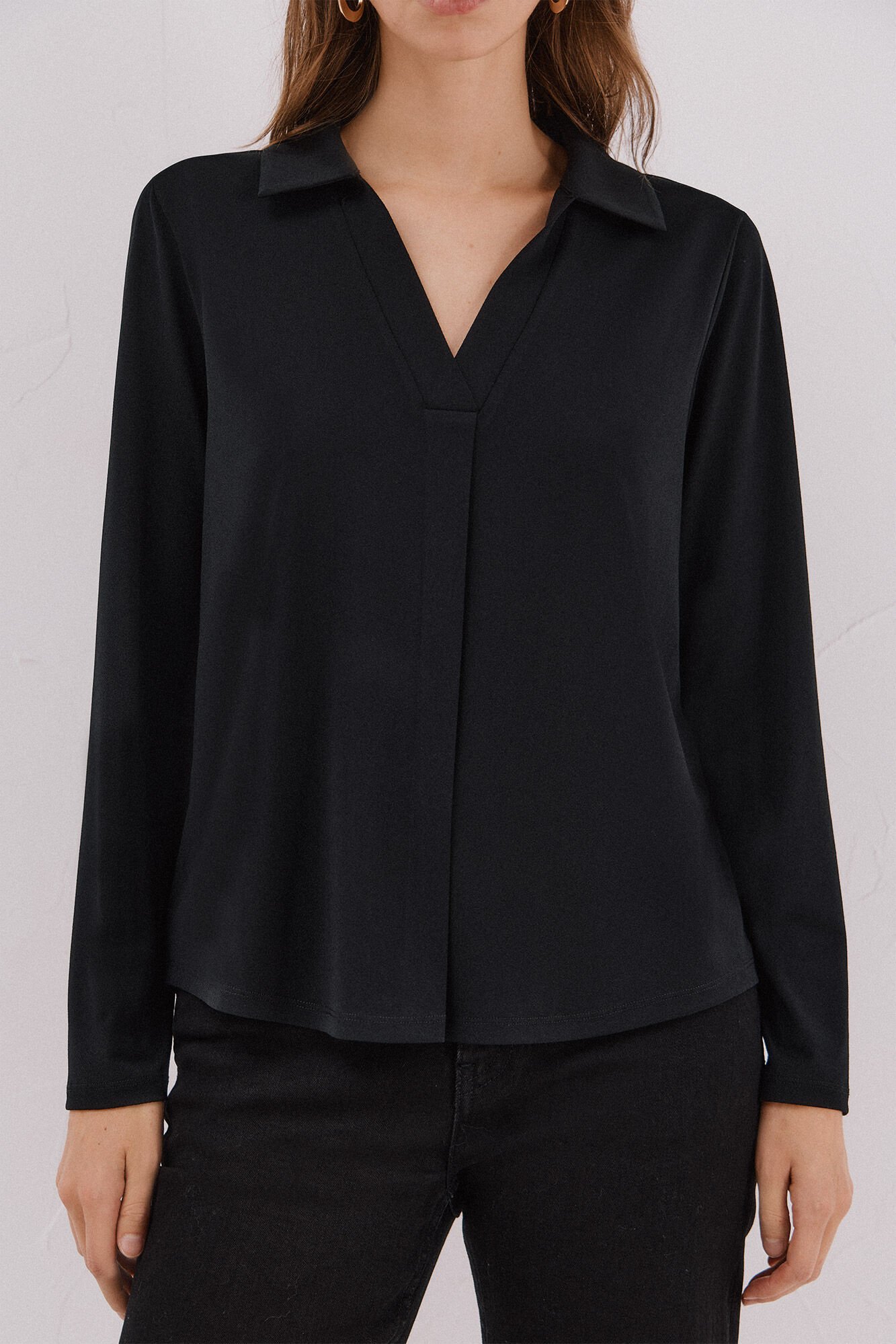 Cortefiel Polo shirt neck t-shirt