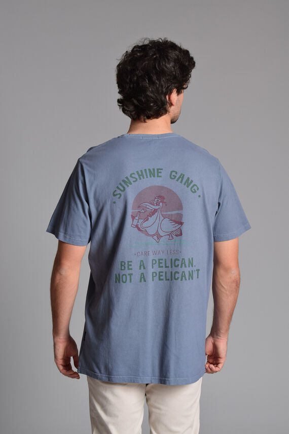 Camiseta lavada sunshine gang