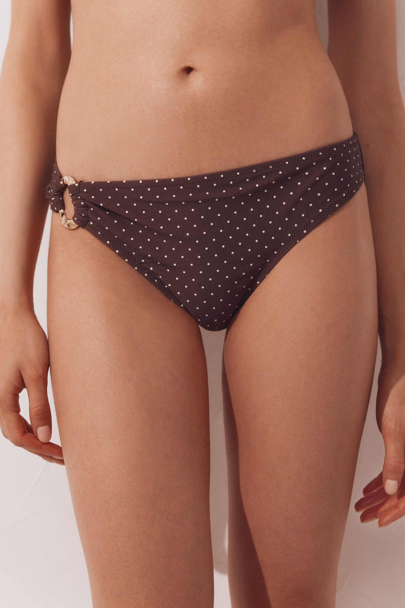 Cortefiel Gold-tone bikini bottom