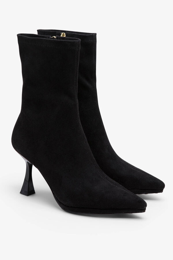 Cortefiel High heel stiletto bootie Black