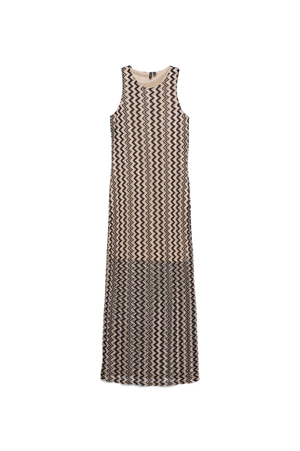 Vero Moda Vestido comprido sem mangas Preto