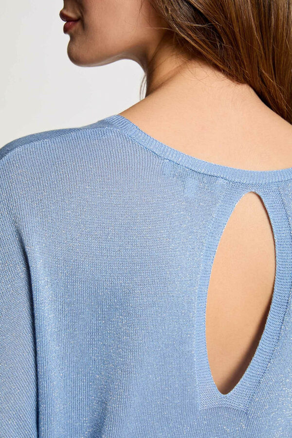 Morgan Camisola manga 3/4 Azul