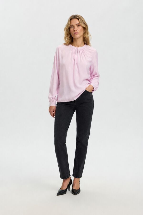 Selected Blusa de manga comprida Subiu