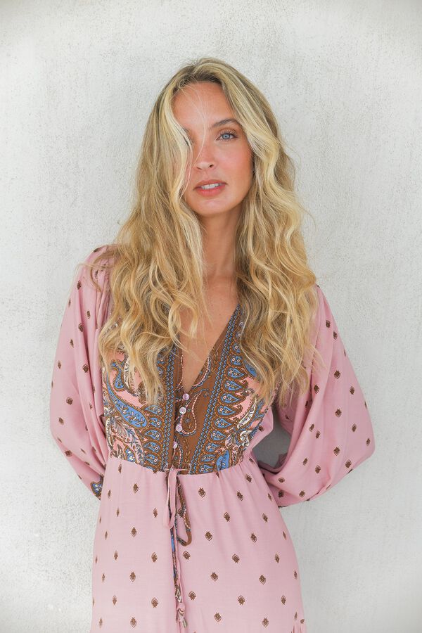 Jaase Vestido comprido Teresa Subiu