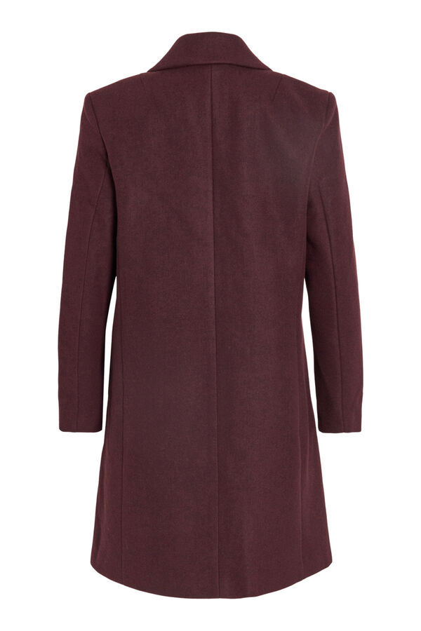 Vila Sobretudo de tecido com lapelas Granada