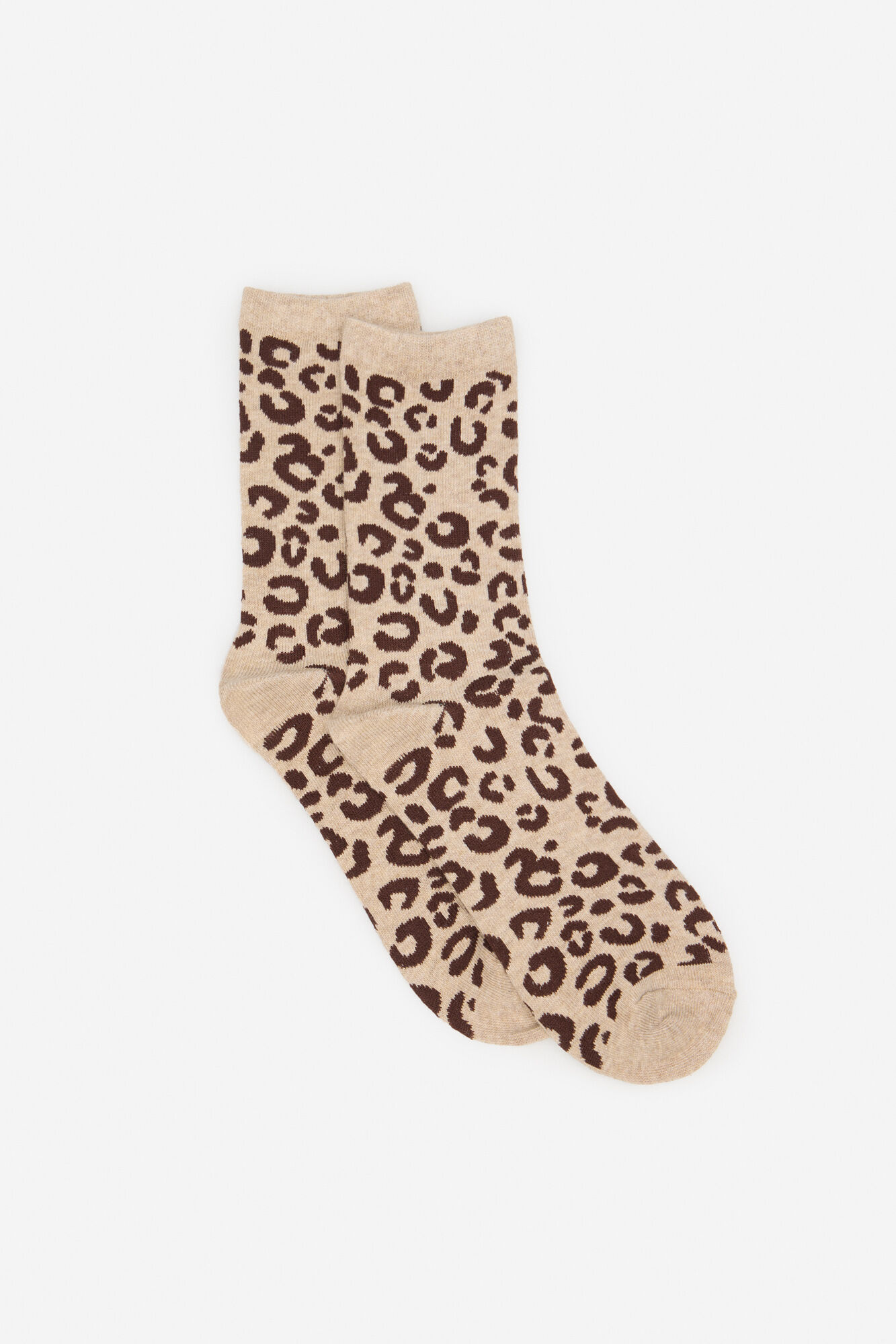 Cortefiel Long leopard sock