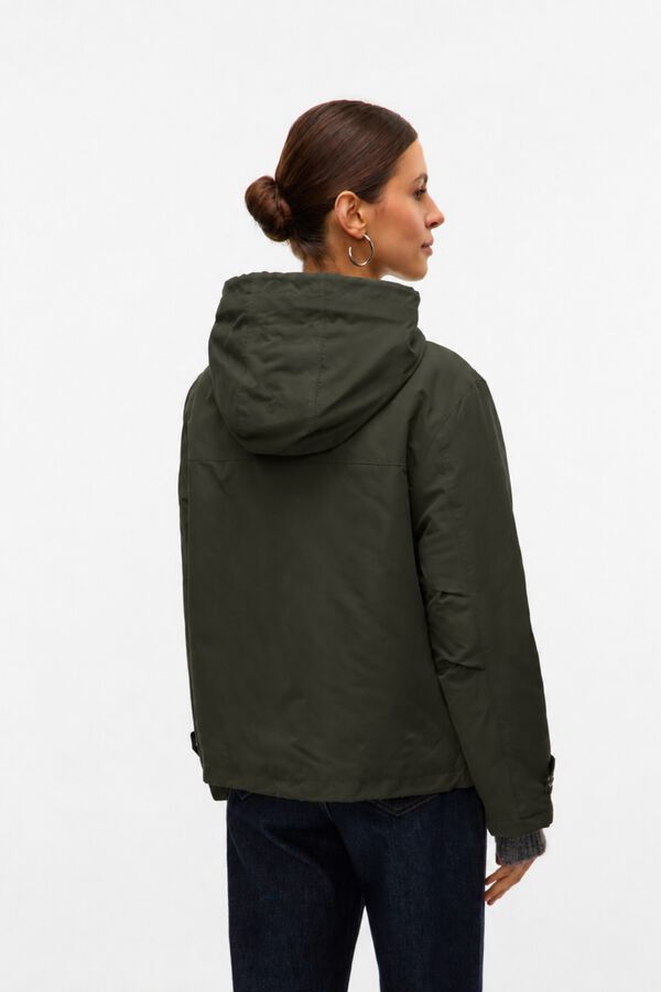 Vero Moda Blus&atilde;o leve com capuz Verde