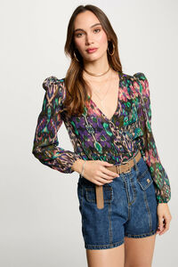 Morgan Blusa manga comprida