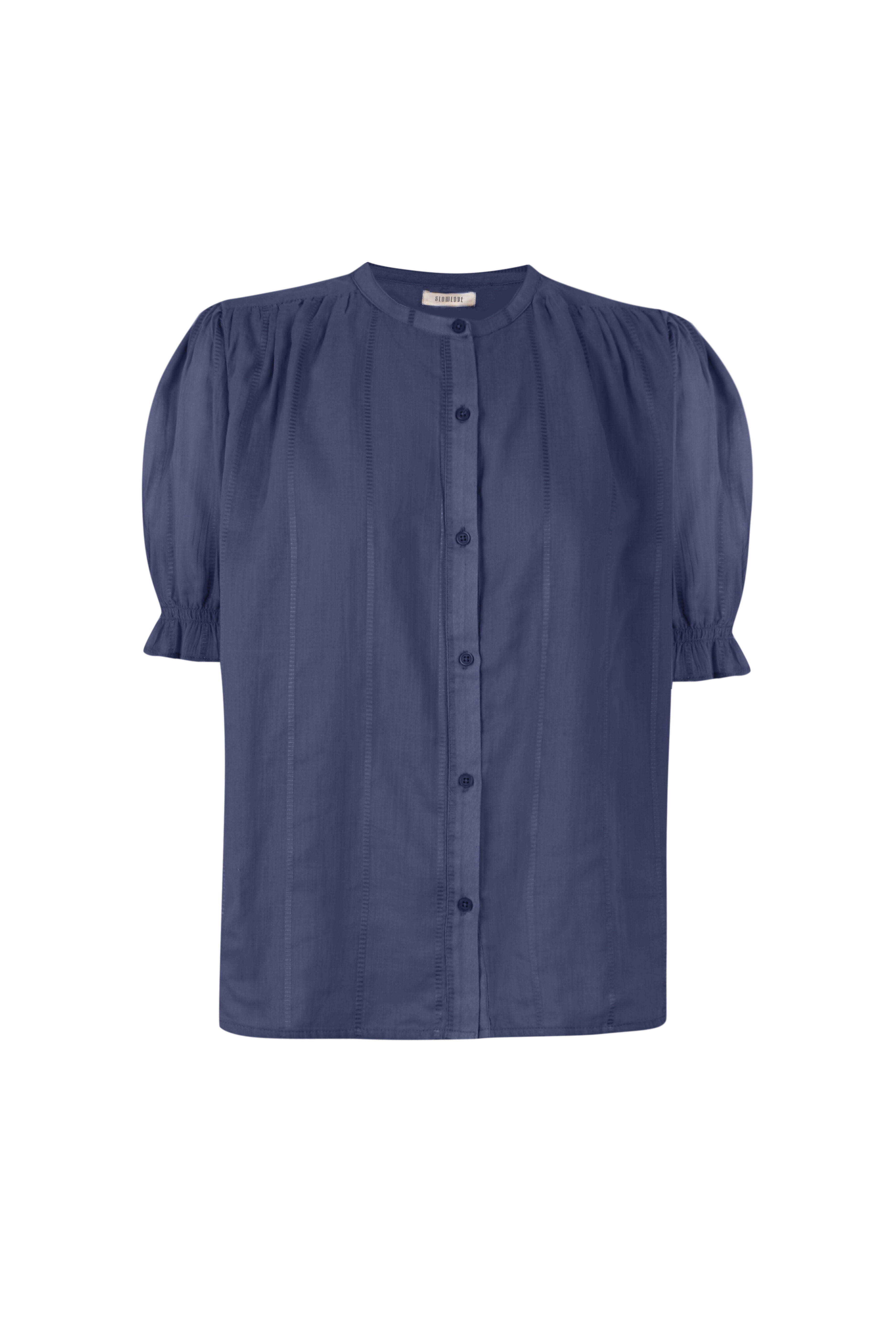 Slowlove Blusa dobby fluida