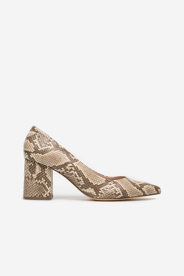 Cortefiel snake room Printed beige