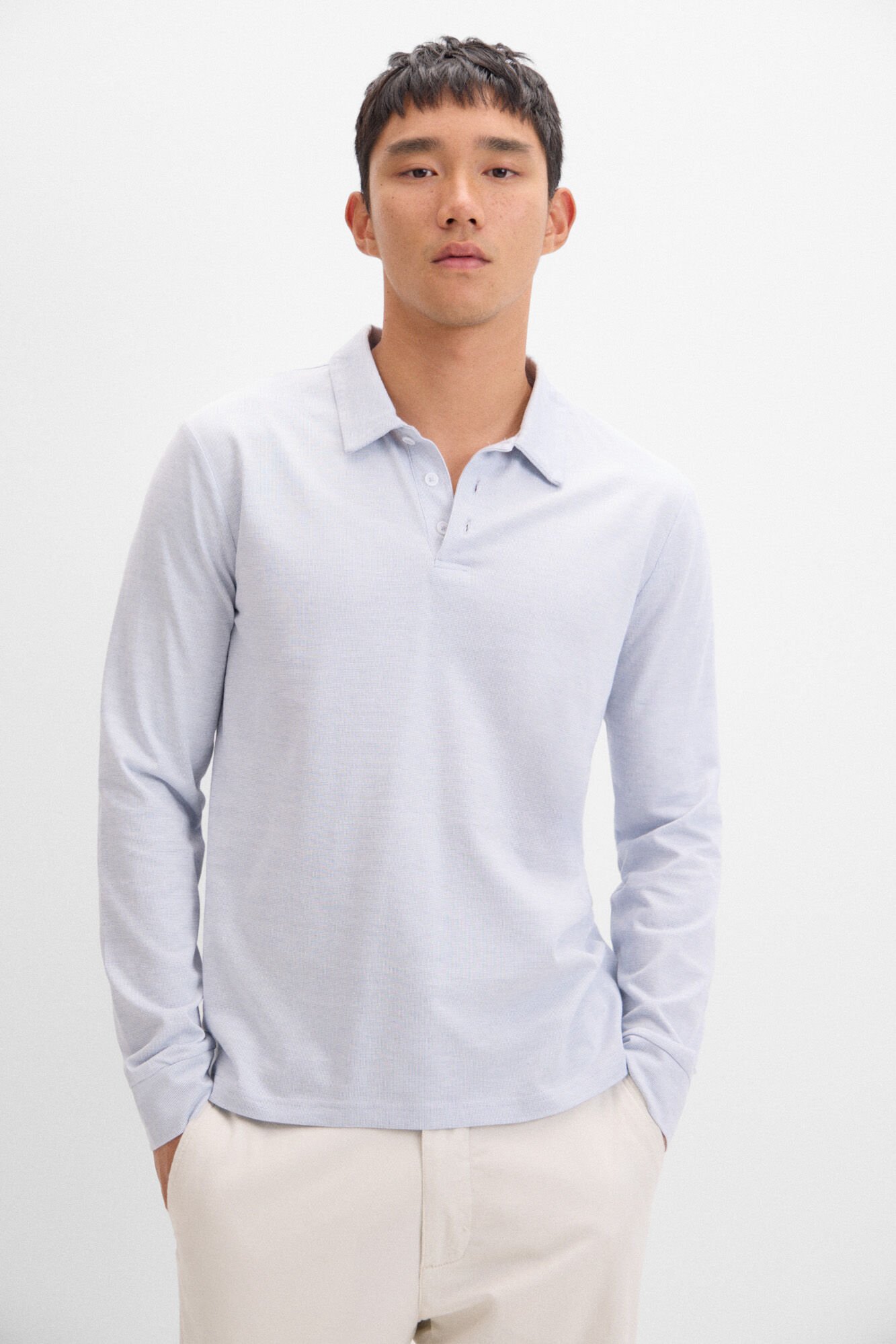 Polos manga larga cortefiel clearance