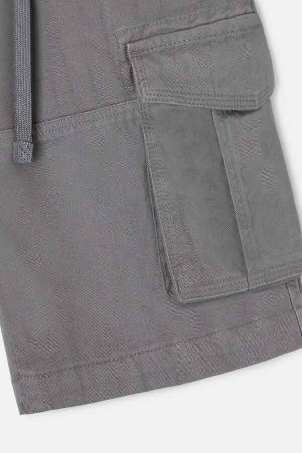Silbon Bermuda cargo Gris