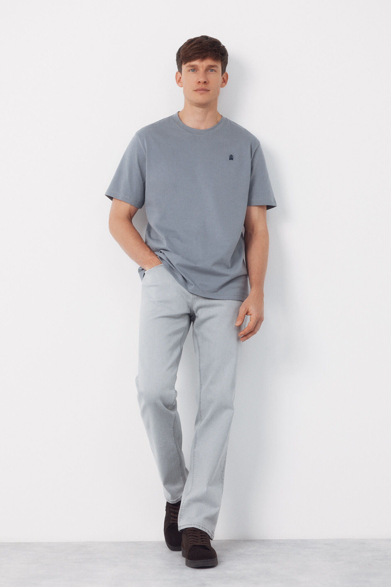 Cortefiel Camisola b&aacute;sica com bolso