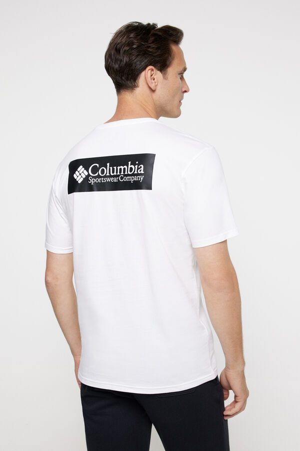 Cortefiel T-shirt de manga curta North Cascades™ Branco