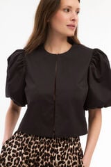 Vila Chaqueta top con manga 2/4 balloon Negro