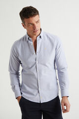 Williot Slim Fit Oxford Shirt Navy