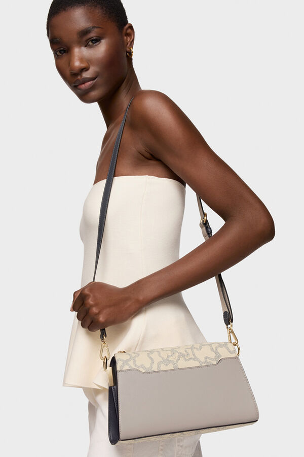 Tous Bandolera mediana Kaos Icon Beige