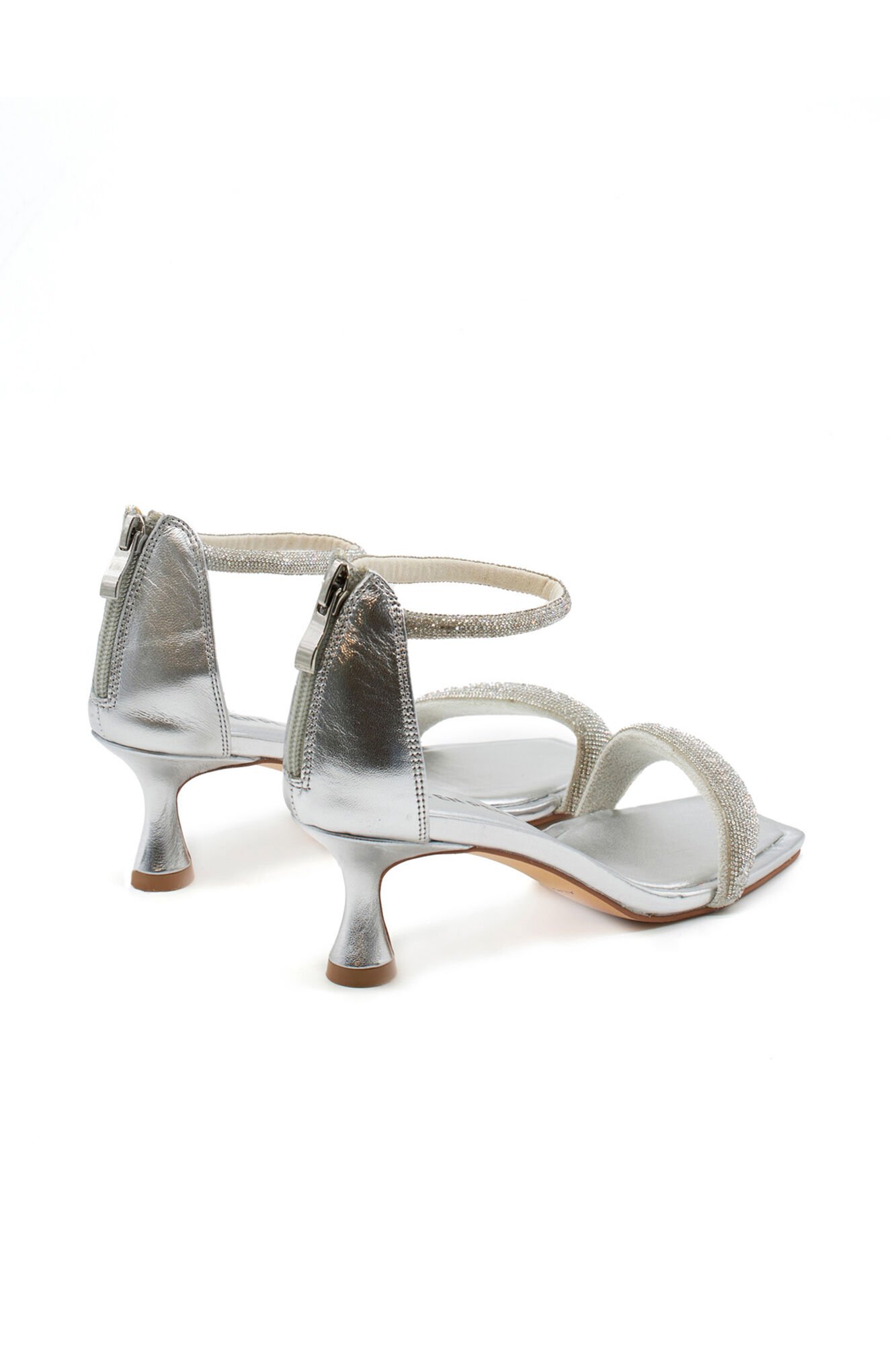 Kitten heel sandal High heeled shoes Cortefiel