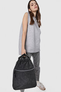 Cortefiel Kaos New Colores anthracite drawstring backpack Grey