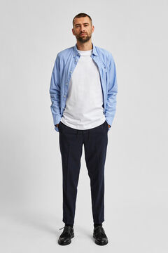 Cortefiel Drawstring chinos Navy