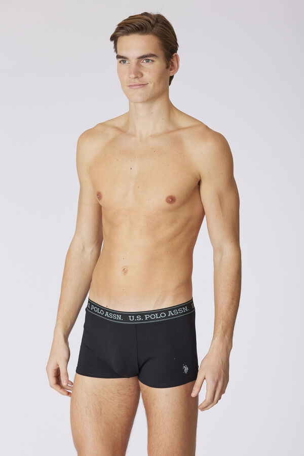 Us Polo Pacote com 3 cuecas Kad Preto