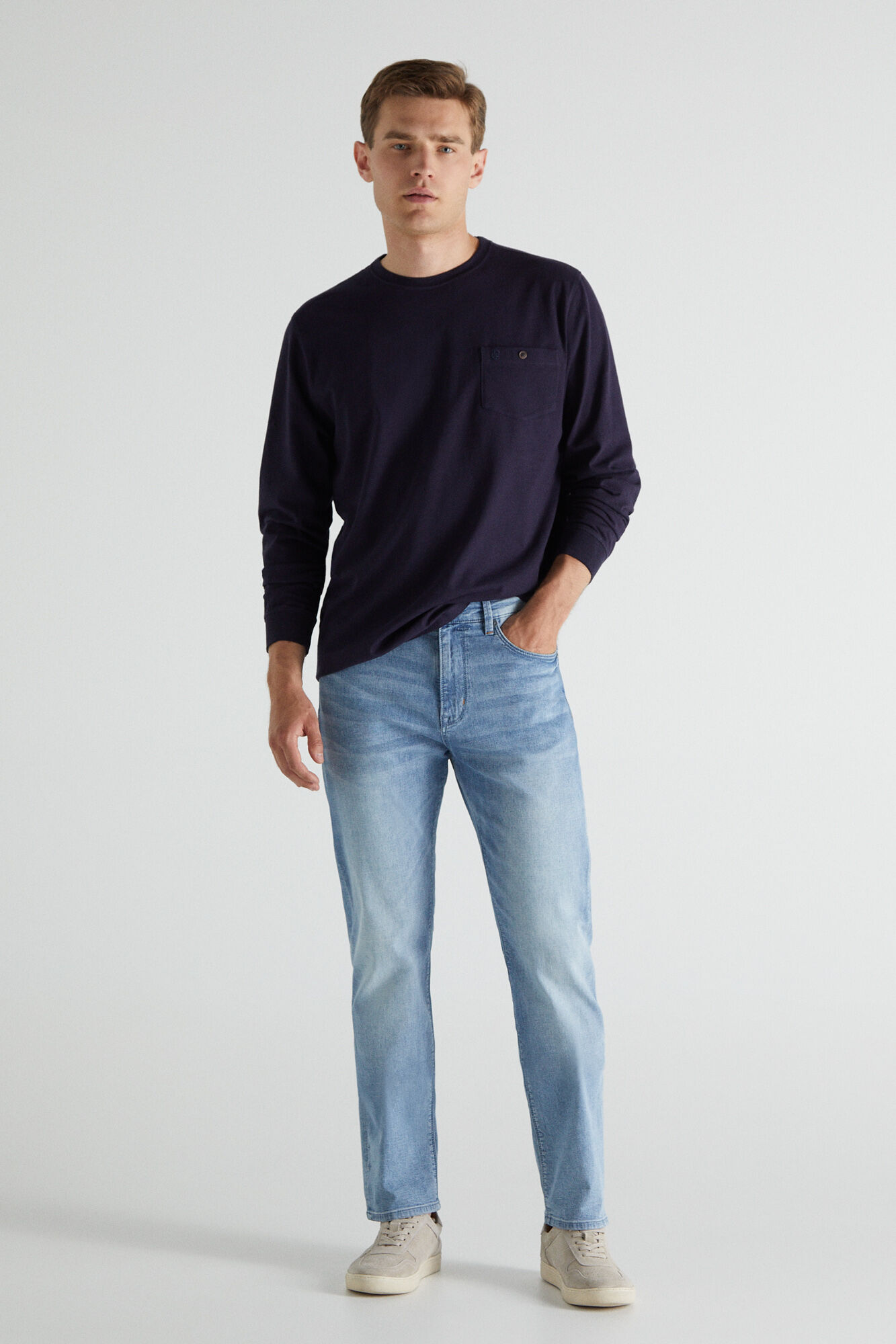 Pantalon vaquero sales claro hombre